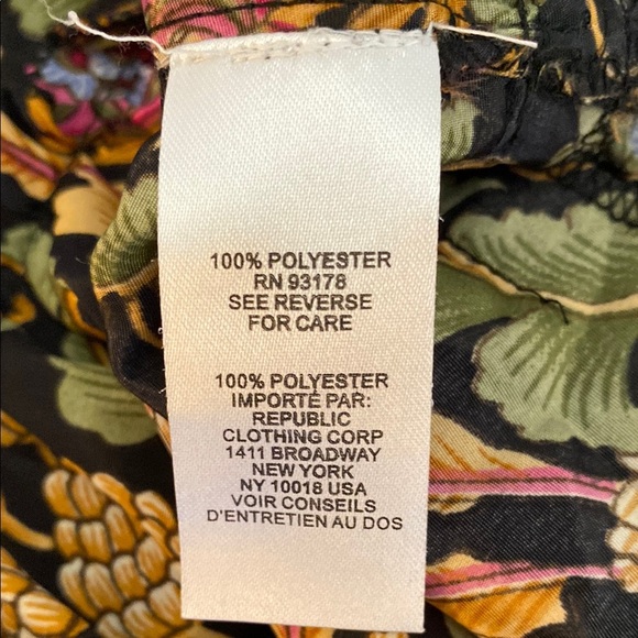 Chelsea & Theodore Pleated Red Green Maxi Skirt - Picture 10 of 13